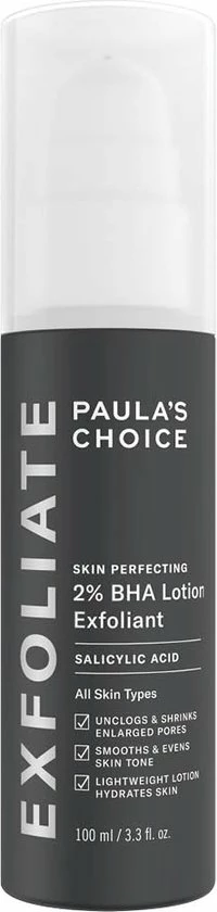 Groothandel ? Paula's Choice Skin Perfecting 2% BHA Lotion Exfoliant - Alle Huidtypen - 100 Ml ? 1 Groothandel ? Paula's Choice Skin Perfecting 2% BHA Lotion Exfoliant - Alle Huidtypen - 100 Ml ?