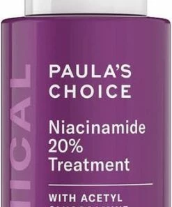 Nieuw ? Paula's Choice Clinical 20% Niacinamide Treatment - Vitamine B3 & C Serum - Alle Huidtypen - 20 Ml ?