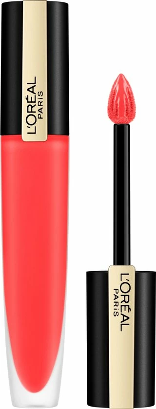 Korting ⌛ L’Oréal Paris Rouge Signature Lippenstift - 132 I Radiate - Roze - Matte Vloeibare ? Lipstick ? 11 Korting ⌛ L’Oréal Paris Rouge Signature Lippenstift - 132 I Radiate - Roze - Matte Vloeibare ? Lipstick ? - Afbeelding 11