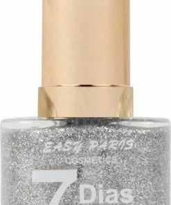Uitgang ? Easy Paris Cosmetics Easy Paris - Nagellak - Transparant Met Zilver Mini Glitters - 1 Flesje Met 13 Ml Inhoud - Nummer 55 ?