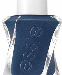 Hete verkoop ? Essie Gel Couture - 390 Surrounded By Studs - Blauw - Glanzende Nagellak Met Gel Effect - 13,5 Ml ⭐
