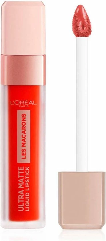 Beste Verkoop ? L’Oréal Paris Les Macarons Langhoudende Matte ? Lipstick - 826 Mille Mango – Oranje – 6,7 Ml ? 2 Beste Verkoop ? L’Oréal Paris Les Macarons Langhoudende Matte ? Lipstick - 826 Mille Mango – Oranje – 6,7 Ml ? - Afbeelding 2