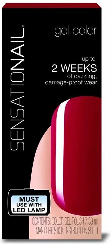 Goedkoop ? SensatioNail Gel Polish Juicy Sangria - Gel Nagellak - Rood ? 4 Goedkoop ? SensatioNail Gel Polish Juicy Sangria - Gel Nagellak - Rood ? - Afbeelding 4