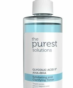 Coupon ? The Purest Solutions 5% Gycolic Acid Purifying Toner AHA + BHA Exfoliating And Clarifying Toner | Vegan | Acne | Ongelijkmatige Tint | Talg Balanceren | Vergrote En Verstopte Pori N | Vermoeide Huid ⌛