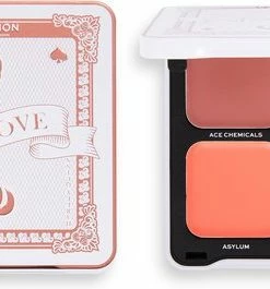 Hete verkoop ? Makeup Revolution X DC - Mad Love Cream Blusher Quad - Cr Me Blush Palette ?