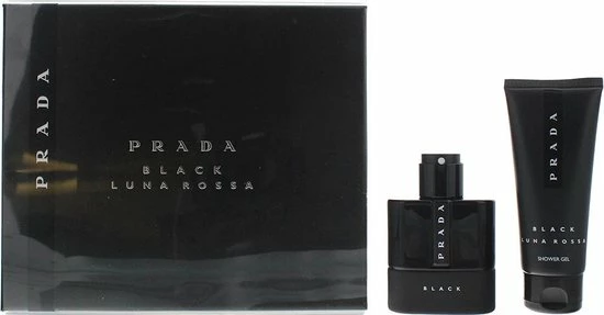 Beste deal ? Prada Luna Rossa Black Giftset - 50 Ml Eau De Parfum Spray + 100 Ml Showergel - Cadeauset Voor Heren ? 1 Beste deal ? Prada Luna Rossa Black Giftset - 50 Ml Eau De Parfum Spray + 100 Ml Showergel - Cadeauset Voor Heren ?