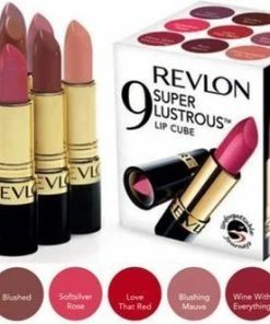 Promo ❤️ Revlon Super Lustrous Lip Cube (9 ? Lipsticks) ?