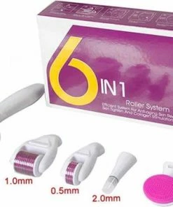 Beste recensies van ? DRS 6 In 1 Derma Roller Kit Micro Naalden | Bestseller | 1200/1.5mm, 720/1.0mm, 300/0.5mm + Tool Met 12 Naalden + Siliconne Gezichtskam + Desinfectie Basis | Gezichts- En Huidverzorging | 6 In 1 Paars ? -Tom Ford Shop 550x374 2