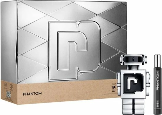 Gloednieuw ? Paco Rabanne Phantom Giftset - 50 Ml Eau De Toilette Spray + 10 Ml Eau De Toilette Tasspray - Cadeauset Voor Heren ? 1 Gloednieuw ? Paco Rabanne Phantom Giftset - 50 Ml Eau De Toilette Spray + 10 Ml Eau De Toilette Tasspray - Cadeauset Voor Heren ?