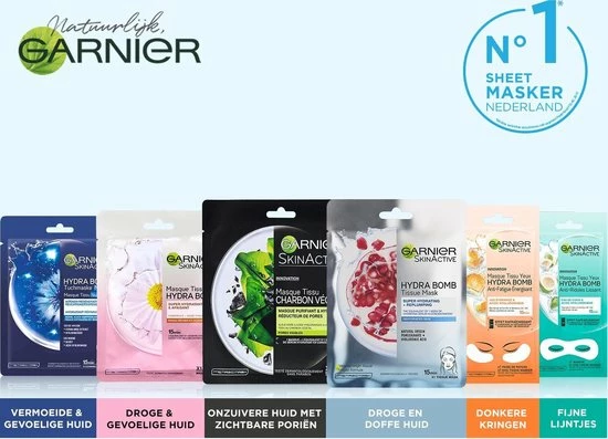 Top 10 ? Garnier SkinActive Pure Charcoal Black Sheet Mask - Zuiverend En Verfijnend Gezichtsmasker ? 7 Top 10 ? Garnier SkinActive Pure Charcoal Black Sheet Mask - Zuiverend En Verfijnend Gezichtsmasker ? - Afbeelding 7