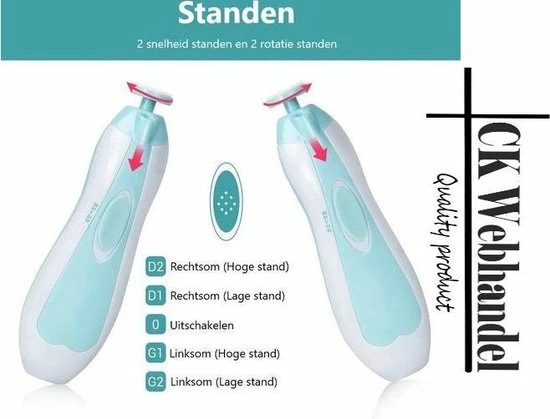 Uitgang ? CK Webhandel Elektrische Baby Nagelknipper Nagelschaartje Nagelvijl Nageltrimmer Nagelsetje - Veilig En Zacht - Voor Baby En Volwassenen - Ultra Stil (slapend Knippen) - Draadloos ✔️ 4 Uitgang ? CK Webhandel Elektrische Baby Nagelknipper Nagelschaartje Nagelvijl Nageltrimmer Nagelsetje - Veilig En Zacht - Voor Baby En Volwassenen - Ultra Stil (slapend Knippen) - Draadloos ✔️ - Afbeelding 4