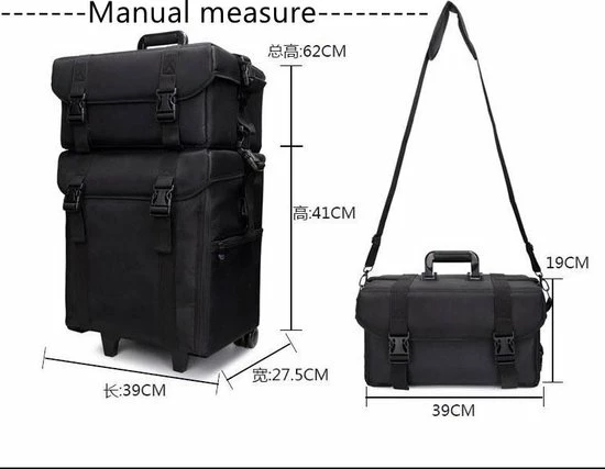 Gloednieuw ⭐ Guardian Beauty Make Up / Pedicure-trolley - Pedicure Koffer - Schoonheids Koffer - 100% Polyester Stof - Een Stuk - Pedicure Motor Past In Beide Koffers - Vrij Compact - Thuis Of Mobiel Of Kapper Zaak ⌛ 7 Gloednieuw ⭐ Guardian Beauty Make Up / Pedicure-trolley - Pedicure Koffer - Schoonheids Koffer - 100% Polyester Stof - Een Stuk - Pedicure Motor Past In Beide Koffers - Vrij Compact - Thuis Of Mobiel Of Kapper Zaak ⌛ - Afbeelding 7