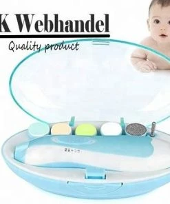 Uitgang ? CK Webhandel Elektrische Baby Nagelknipper Nagelschaartje Nagelvijl Nageltrimmer Nagelsetje - Veilig En Zacht - Voor Baby En Volwassenen - Ultra Stil (slapend Knippen) - Draadloos ✔️