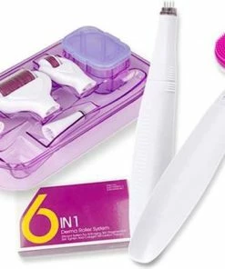 Beste recensies van ? DRS 6 In 1 Derma Roller Kit Micro Naalden | Bestseller | 1200/1.5mm, 720/1.0mm, 300/0.5mm + Tool Met 12 Naalden + Siliconne Gezichtskam + Desinfectie Basis | Gezichts- En Huidverzorging | 6 In 1 Paars ? -Tom Ford Shop 550x437 5