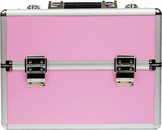 Gloednieuw ? Beauty And Things BEAUTYCASE XL ROZE MAT GLAD CUBE, Incl. Vak Verdeling ( 45 St. ) Stevige Professionele Aluminium Make-up Koffer Met Sloten Make Up Koffer - Make Up Koffer Meisjes Stylisten, Schoonheidsspecialisten -visagisten - Gellak, Beautycase ? 2 Gloednieuw ? Beauty And Things BEAUTYCASE XL ROZE MAT GLAD CUBE, Incl. Vak Verdeling ( 45 St. ) Stevige Professionele Aluminium Make-up Koffer Met Sloten Make Up Koffer - Make Up Koffer Meisjes Stylisten, Schoonheidsspecialisten -visagisten - Gellak, Beautycase ? - Afbeelding 2
