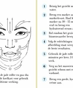 Hete verkoop ? Self Glow Jade Roller Gezicht Met Gua Sha Schraper - Jade Gezichtsroller Jade - Massage Roller - Jaderoller - Jade Steen - Groen ✔️ -Tom Ford Shop 550x492