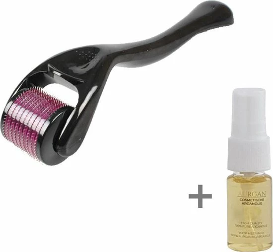 Gloednieuw ? Aurgan.nl Dermaroller 0.5 Mm Titaniumnaalden Met GRATIS Arganolie | Derma Roller 540 Naalden | Bestrijdt Acne Littekens, Pigmentvlekken, Rimpels & Grove Porien ⭐ 3 Gloednieuw ? Aurgan.nl Dermaroller 0.5 Mm Titaniumnaalden Met GRATIS Arganolie | Derma Roller 540 Naalden | Bestrijdt Acne Littekens, Pigmentvlekken, Rimpels & Grove Porien ⭐ - Afbeelding 3