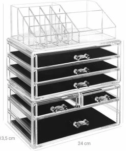 Beste recensies van ? Songmics Make Up Organizer - Sieradendoos - Make Up Doos - Met 6 Lades - Transparant ? 12 Beste recensies van ? Songmics Make Up Organizer - Sieradendoos - Make Up Doos - Met 6 Lades - Transparant ? -Tom Ford Shop 550x517 5