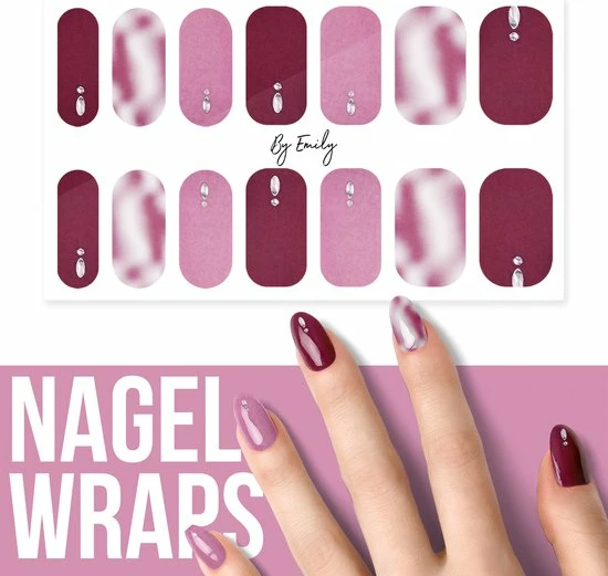 Coupon ? By Emily Nagel Wrap - Diamond Bordeaux | 14 Stickers Per Vel | Nail Wrap | Nail Art | Trendy | Design | Nagellakvrij | Eenvoudig | Nagel Art | Nagel Wrap | Nagel Stickers | Folie | Zelfklevend | Sjablonen ? 1 Coupon ? By Emily Nagel Wrap - Diamond Bordeaux | 14 Stickers Per Vel | Nail Wrap | Nail Art | Trendy | Design | Nagellakvrij | Eenvoudig | Nagel Art | Nagel Wrap | Nagel Stickers | Folie | Zelfklevend | Sjablonen ?