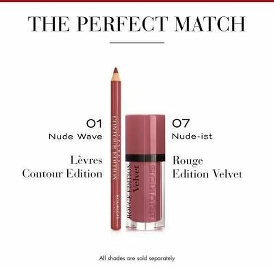 Aanbiedingen ✔️ Bourjois - Levres Contour Edition Lip Liner Contour Lip Pencil 1,14 G 01 Nude Wave - ? 6 Aanbiedingen ✔️ Bourjois - Levres Contour Edition Lip Liner Contour Lip Pencil 1,14 G 01 Nude Wave - ? - Afbeelding 6