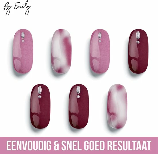 Coupon ? By Emily Nagel Wrap - Diamond Bordeaux | 14 Stickers Per Vel | Nail Wrap | Nail Art | Trendy | Design | Nagellakvrij | Eenvoudig | Nagel Art | Nagel Wrap | Nagel Stickers | Folie | Zelfklevend | Sjablonen ? 4 Coupon ? By Emily Nagel Wrap - Diamond Bordeaux | 14 Stickers Per Vel | Nail Wrap | Nail Art | Trendy | Design | Nagellakvrij | Eenvoudig | Nagel Art | Nagel Wrap | Nagel Stickers | Folie | Zelfklevend | Sjablonen ? - Afbeelding 4