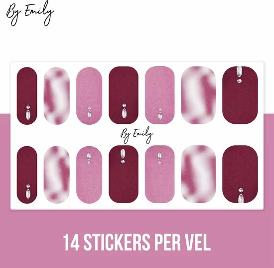 Coupon ? By Emily Nagel Wrap - Diamond Bordeaux | 14 Stickers Per Vel | Nail Wrap | Nail Art | Trendy | Design | Nagellakvrij | Eenvoudig | Nagel Art | Nagel Wrap | Nagel Stickers | Folie | Zelfklevend | Sjablonen ? 8 Coupon ? By Emily Nagel Wrap - Diamond Bordeaux | 14 Stickers Per Vel | Nail Wrap | Nail Art | Trendy | Design | Nagellakvrij | Eenvoudig | Nagel Art | Nagel Wrap | Nagel Stickers | Folie | Zelfklevend | Sjablonen ? - Afbeelding 8