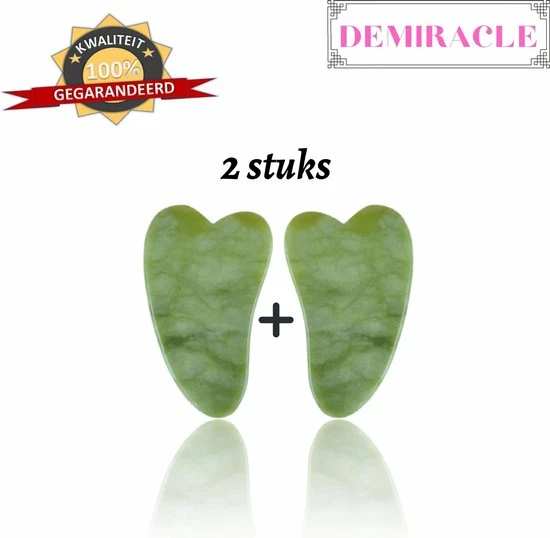 Coupon ⭐ Demiracle Gua Sha Schraper 2 Stuks Gezichtsmassage Massagetools Massage - Ontspanning Kwaliteit ? 1 Coupon ⭐ Demiracle Gua Sha Schraper 2 Stuks Gezichtsmassage Massagetools Massage - Ontspanning Kwaliteit ?