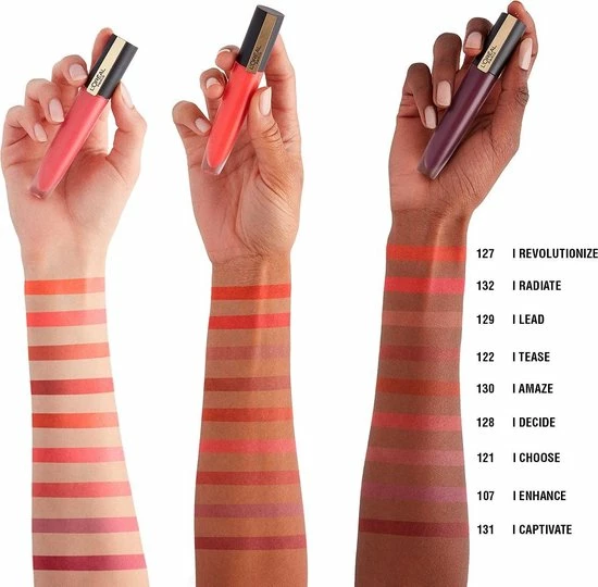 Korting ⌛ L’Oréal Paris Rouge Signature Lippenstift - 132 I Radiate - Roze - Matte Vloeibare ? Lipstick ? 7 Korting ⌛ L’Oréal Paris Rouge Signature Lippenstift - 132 I Radiate - Roze - Matte Vloeibare ? Lipstick ? - Afbeelding 7