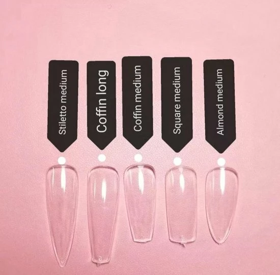 Groothandel ❤️ Knapzeker Gelly Tips Medium Almond 240 Stuks 12 Maten Plaknagels Met Lijm In Doos + Knapzeker Nagelvijl 100/180 - Transparant Nageltips Full Cover Voor Acryl - Gel Nails- Nepnagels Soak Off ? 4 Groothandel ❤️ Knapzeker Gelly Tips Medium Almond 240 Stuks 12 Maten Plaknagels Met Lijm In Doos + Knapzeker Nagelvijl 100/180 - Transparant Nageltips Full Cover Voor Acryl - Gel Nails- Nepnagels Soak Off ? - Afbeelding 4