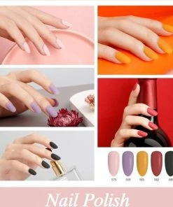 Coupon ? Merkloos Lacomchir Sneldrogend Nagellak Set 6 X 8 Ml Ademend Niet- Giftig 5 Kleuren Mat & 2-in-1 Glanzend Base En Top ? Coat Vegan Eco-Vriendelijke Organische Nagellak Nail Polish Voor Vrouwen Kinderen Tieners ? -Tom Ford Shop 550x541