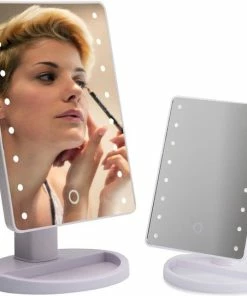 Beste Verkoop ? A&K Make-up Spiegel Met Verlichting | 16 LED Lampen | Wit ?