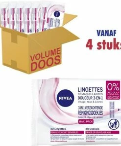 Gloednieuw ✔️ Nivea 3 In 1 Verzachtende Reinigingsdoekjes - Droge En Gevoelige Huid - Zonder Alcohol - 4 X 40 Stuks ✨ 6 Gloednieuw ✔️ Nivea 3 In 1 Verzachtende Reinigingsdoekjes - Droge En Gevoelige Huid - Zonder Alcohol - 4 X 40 Stuks ✨ -Tom Ford Shop 550x543 5