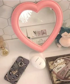 Korting ? Merkloos Make Up Spiegel Hart - Hart Vormige Spiegel - Roze Rand - Roze Hart - Beauty - Kamer Accessoire - Decoratie - Schattige Spiegel Met Standaard - Decoratie Spiegel ? -Tom Ford Shop 550x545 19