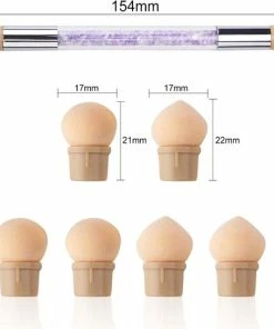 Gloednieuw ? Sponsjes Stempel Pen Voor Gellak Of Nagellak Manicure | Brush Nail Art | Rood | Sparkolia ? -Tom Ford Shop 550x545 8