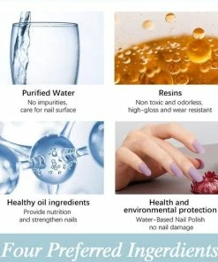 Coupon ? Merkloos Lacomchir Sneldrogend Nagellak Set 6 X 8 Ml Ademend Niet- Giftig 5 Kleuren Mat & 2-in-1 Glanzend Base En Top ? Coat Vegan Eco-Vriendelijke Organische Nagellak Nail Polish Voor Vrouwen Kinderen Tieners ? -Tom Ford Shop 550x548 9