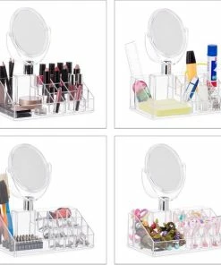 Beste deal ? Fleau Make-up Organizer Met Spiegel - Transparant Acryl - Cosmetica - Nagellak/ Lippenstift - Cadeau Voor Vrouw ? -Tom Ford Shop 550x549 22