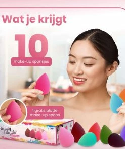Goedkoopste ❤️ Premium Commerce Beauty Blender - Make-up Sponsjes - Spons - 10 Stuks - Zacht & Perfecte Vorm! ? -Tom Ford Shop 550x549 3