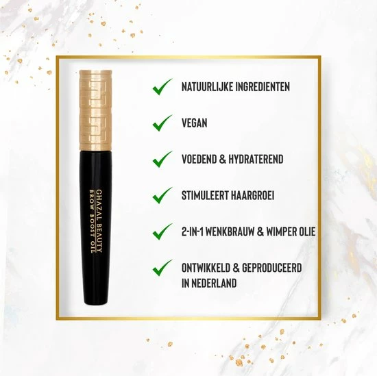 Nieuw ? Ghazal Beauty Wenkbrauw- En Wimperserum - Brow En Lash Serum - Natuurlijke Oli N - Hydraterend ? 4 Nieuw ? Ghazal Beauty Wenkbrauw- En Wimperserum - Brow En Lash Serum - Natuurlijke Oli N - Hydraterend ? - Afbeelding 4