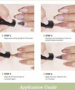 Coupon ? Merkloos Lacomchir Sneldrogend Nagellak Set 6 X 8 Ml Ademend Niet- Giftig 5 Kleuren Mat & 2-in-1 Glanzend Base En Top ? Coat Vegan Eco-Vriendelijke Organische Nagellak Nail Polish Voor Vrouwen Kinderen Tieners ? -Tom Ford Shop 550x549 7