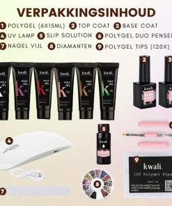Kopen ? Kwali. Polygel Kit - Polygel Nagels Starterspakket - 4 Polygel Kleuren - Incl. UV Lamp Gelnagels ? -Tom Ford Shop 550x550 130