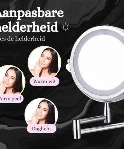 Beste Verkoop ? Bes'Livin Best Livin Led Spiegel - Badkamer - Hollywood - Visagie - Spiegellamp - Spiegelverlichting - Slimme Lampen - Oplaadbaar ? -Tom Ford Shop 550x550 153