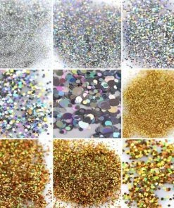 Korting ? GUAPÀ® GUAPÀ - Nagel Nail Glitter Poeder & Nagel Decoratie - Goud / Zilver - 12 Stuks ? -Tom Ford Shop 550x550 189