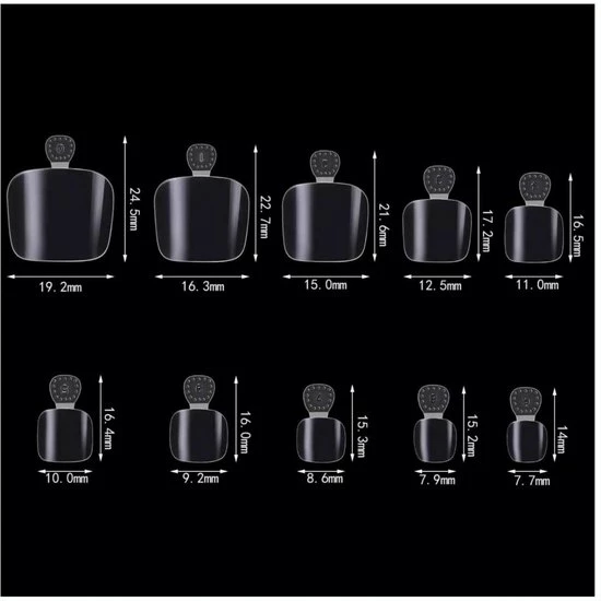 Hete verkoop ❤️ Merkloos Nageltips - 500 Stuks - Nageltips Tenen - Nailtips Toes - Nepnagels Tenen - Kunstnagels Tenen - Plaknagels Tenen - Nageltips - Nailtips - Nepnagels - Kunstnagels - Plaknagels - Full Cover Nailtips - Full Cover Nageltips - TRANSPARANT ? 3 Hete verkoop ❤️ Merkloos Nageltips - 500 Stuks - Nageltips Tenen - Nailtips Toes - Nepnagels Tenen - Kunstnagels Tenen - Plaknagels Tenen - Nageltips - Nailtips - Nepnagels - Kunstnagels - Plaknagels - Full Cover Nailtips - Full Cover Nageltips - TRANSPARANT ? - Afbeelding 3