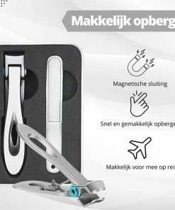 Kopen ? AdroitGoods Nagelknipper Set - Nageltang - Nagelschaar - Kalknagels - Teennagel - Pedicure - Incl. Nagelvijl - Grijs ? -Tom Ford Shop 550x550 25