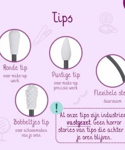 Flash-uitverkoop ? Bamboozy 4x Herbruikbare Wattenstaafjes Groen Grijs Met Vastzittende Tipjes/uiteindes - Wasbare Wattenstaafjes Oorstaafjes ? -Tom Ford Shop 550x550 254