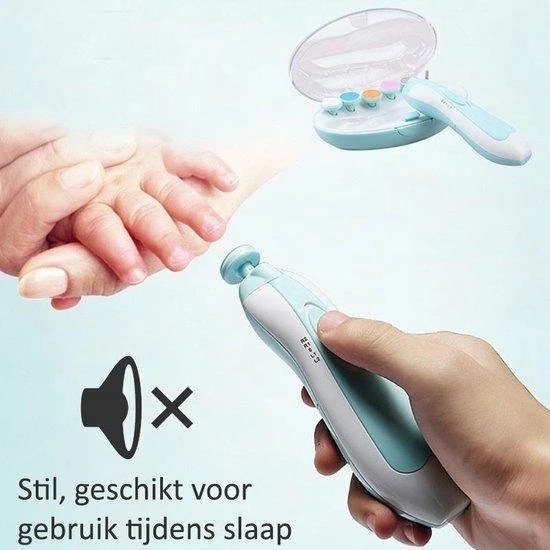 Uitgang ? CK Webhandel Elektrische Baby Nagelknipper Nagelschaartje Nagelvijl Nageltrimmer Nagelsetje - Veilig En Zacht - Voor Baby En Volwassenen - Ultra Stil (slapend Knippen) - Draadloos ✔️ 6 Uitgang ? CK Webhandel Elektrische Baby Nagelknipper Nagelschaartje Nagelvijl Nageltrimmer Nagelsetje - Veilig En Zacht - Voor Baby En Volwassenen - Ultra Stil (slapend Knippen) - Draadloos ✔️ - Afbeelding 6