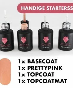 Coupon ? Merkloos #PRETTYPINKSERIE - Influence Gellac - Roze Gellak - Gellak Roze UV - UV Gellak - Gel Nagellak - Basecoat - Topcoat - Topcoatmat - No Wipe - Startersset - Kado Vrouw - Sinterklaascadeau - Sinterklaas Kado - Kerstcadeau - Kerst Cadeau - 4 X 10 Ml ?