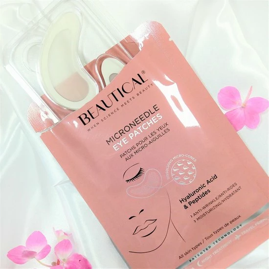 Hete verkoop ? BEAUTICAL Micronaadel Oog Patches - 80% Hyaluronzuur & Peptides - Microneedling Oogpatches, Oogmasker, Eye Patch, Eye Mask - Anti Rimpel, Anti Aging, Tegen Wallen - 1 Paar ? 7 Hete verkoop ? BEAUTICAL Micronaadel Oog Patches - 80% Hyaluronzuur & Peptides - Microneedling Oogpatches, Oogmasker, Eye Patch, Eye Mask - Anti Rimpel, Anti Aging, Tegen Wallen - 1 Paar ? - Afbeelding 7