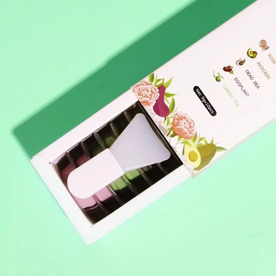 Groothandel ? AE Beauty - Kleimasker - Vegan - Modder Masker - Set Van 10 Stuks - Multi-Masking Mini Kit - Inbegrepen Applicator -Dode Zee - Avocado - Groene Thee - Aubergine - Rozen - Alle Huidtypen - Acne - Anti-aging - Blackheads ? 6 Groothandel ? AE Beauty - Kleimasker - Vegan - Modder Masker - Set Van 10 Stuks - Multi-Masking Mini Kit - Inbegrepen Applicator -Dode Zee - Avocado - Groene Thee - Aubergine - Rozen - Alle Huidtypen - Acne - Anti-aging - Blackheads ? - Afbeelding 6