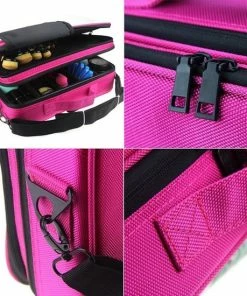 Goedkoop ? Confibel Cosmetica Koffer - Make-up Koffer Met Verstelbare Vakken - Visagie En Nagelstyliste Beauty Koffer - 40x30x14CM - Roze ? -Tom Ford Shop 550x550 432